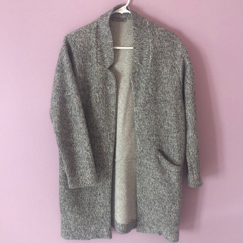 Zara Knit Open Front Jacket